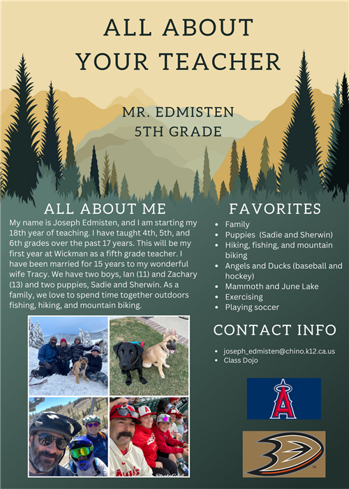 All About Your Teacher